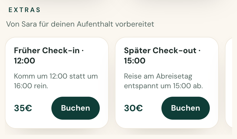 Das Extra-Angebot in der Gäste-App